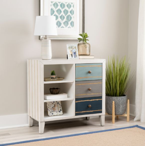 Coast2Coast Home™ Beryl White Accent Cabinet-1