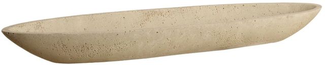 Uttermost® Vessel Ivory Canoe Bowl-0