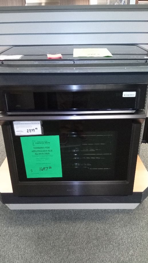 Samsung 30" Fingerprint Resistant Black Stainless Steel Electric Built In Single Wall Oven-2