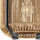 Currey & Company Mali Natural/Satin Black Wall Sconce-3