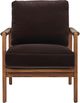 Moe's Home Collection Fearne Dark Brown Accent Chair-1