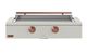 Caliber™ Rockwell Social 48" Antique White Built-In Liquid Propane Outdoor Griddle with Copper Hardware-0