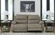 Signature Design by Ashley® Narwhal Place 2-Piece Pebble Power Reclining Loveseat Sectional-1