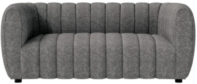 Furniture of America® Aversa Charcoal Gray Loveseat-2