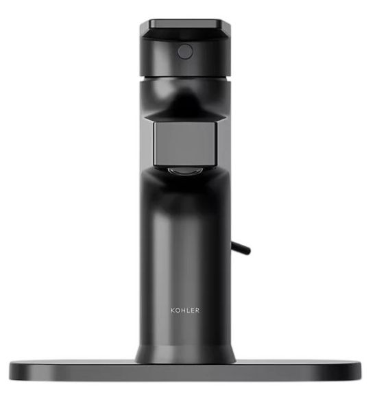 KOHLER® Taut® Matte Black 6" Single-Handle Bathroom Sink Faucet-1