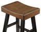 Homelegance® Caspian Black/Brown Pub Height Stool-4