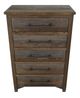 International Furniture Direct Town Brown/Gray Chest-2