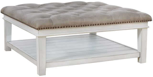 Benchcraft® Kanwyn 2-Piece Whitewash Coffee Table Set-1