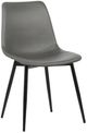 Armen Living Monte Black/Gray Dining Side Chair-0
