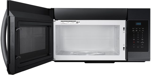 Samsung 1.7 Cu. Ft. Fingerprint Resistant Matte Black Steel Over the Range Microwave-1