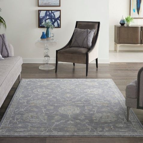 Nourison Home™ Infinite Charcoal 5'x8' Style 2 Area Rug-1