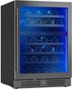 Zephyr Presrv™ 24" 5.6 Cu. Ft. Black Stainless Steel Built-In or Freestanding Wine Cooler-1