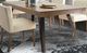 Bermex® Customizable Expression Ochre Dining Table with Black Wooden Legs-0