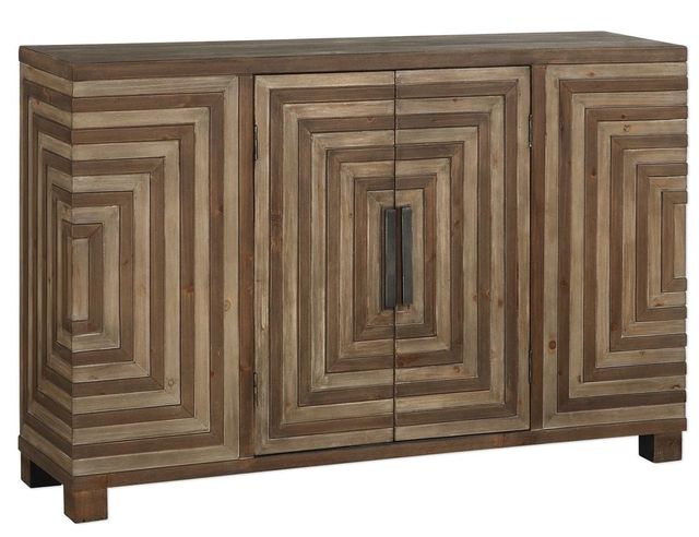 Uttermost® Layton Brown Console Cabinet-0
