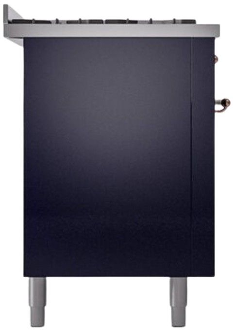 Ilve® Nostalgie II Series 60" Midnight Blue Pro Style Dual Fuel Range-2