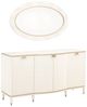 Michael Amini® La Terrazza Creamy Pearl Sideboard with Mirror-0
