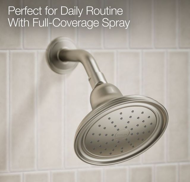 KOHLER® Devonshire® Rite-Temp® Vibrant Brushed Nickel 1.75 GPM Bath and Shower Trim Kit-3