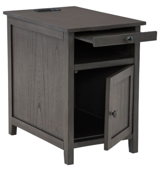 Signature Design by Ashley® Treytown Gray Chairside End Table-2