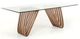 VIG Furniture Modrest Draper Brown/Glass Dining Table-0