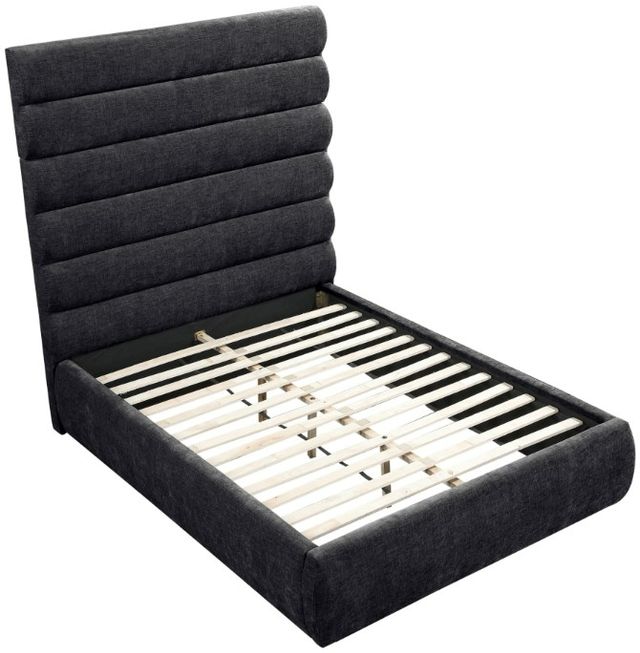 Meridian Furniture Adam Black 71'' Full Upholstered Panel Bed-3