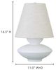 Moe's Home Collection Dell Pearled White Table Lamp-3