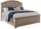 American Woodcrafters Meadowbrook Sand King Arched Panel Bed-0