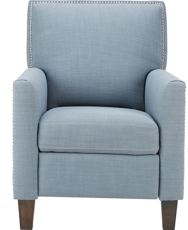 Olliix by Madison Park Blue Miles Push Back Recliner-0