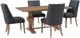 Powell® Banks 5-Piece Gray/Rustic Honey Dining Set-0