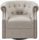 Olliix by Madison Park Beige Owen Swivel Chair-0