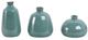 Sagebrook Home Corvallis 3-Piece Green Vase Set-1