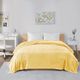 Olliix by Intelligent Design Microlight Plush Yellow King Oversized Blanket-2