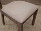 International Furniture Direct Dark Mezquite Black/White Upholstered Dining Side Chair-4