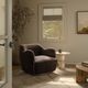 Four Hands Julius Surrey Cocoa Swivel Chair-1