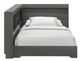 Elements International Sami Gray Twin Corner Bed-2