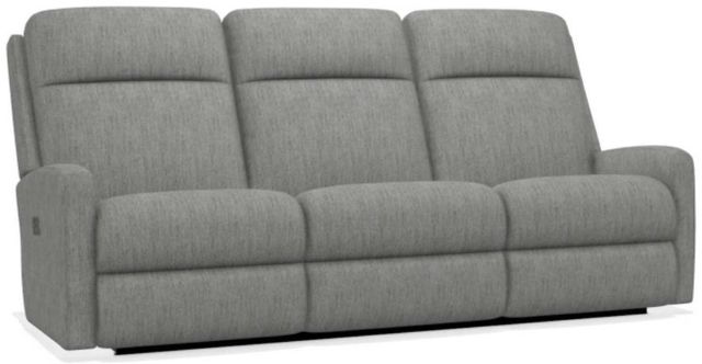 La-Z-Boy® Finley Smoke Power Wall Reclining Sofa with Headrest and Lumbar-0