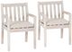 Linon Svana 2-Piece Beige/Natural Fabric/Wood Outdoor Dining Chair Set-0