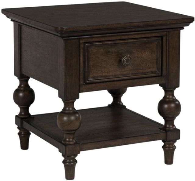 Signature Design by Ashley® Veramond Dark Brown End Table-0