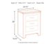 Signature Design by Ashley® Trinell Rustic Brown 2-Drawer Nightstand-3
