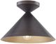 Forty West Felicity Black Semi-Flush-2