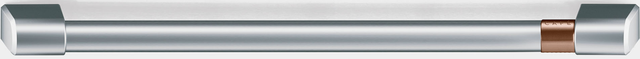 Café™ Brushed Stainless Steel Pro Range Handle and Knob Kit-1