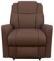La-Z-Boy® Sparrow Chestnut Leather Power Wall Recliner with Headrest and Lumbar-1