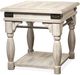 Riverside Furniture Regan Farmhouse White Side Table-0