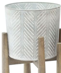 Signature Design by Ashley® Domele 2-Piece Antique Gray/Brown Planter Set-1