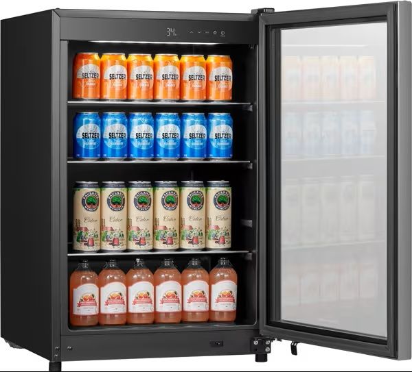 Frigidaire® 22" 4.6 Cu. Ft. Stainless Steel 144 Can Beverage Center-4