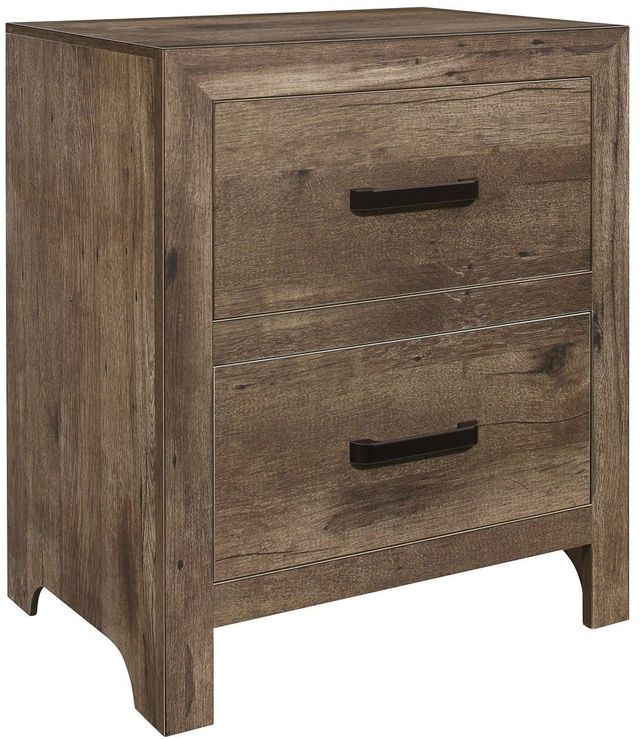 Homelegance® Mandan Weathered Pine Nightstand-0