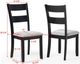 Crown Mark Lester 6-Piece Black/Gray Dining Set-2
