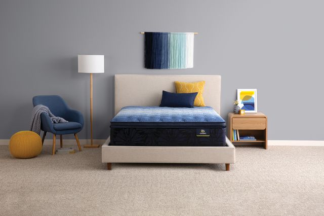 Serta® Classic® Brecon 14.5" Wrapped Coil Plush Pillow Top Queen Mattress-5