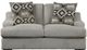 Mazin Furniture Orofino 2 Piece Gray Sofa/Loveseat Set-1