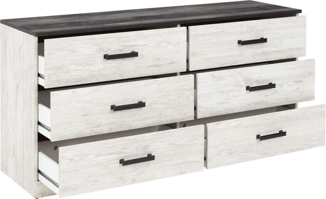 Signature Design by Ashley® Shawburn White/Dark Charcoal Gray Dresser-2