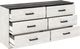 Signature Design by Ashley® Shawburn White/Dark Charcoal Gray Dresser-2